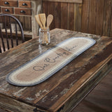 Serene Haven Our Country Home Oval Table Runner-Lange General Store