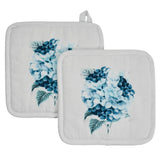 Serene Hydrangea Pot Holder Set of 2-Lange General Store