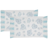 Serene Hydrangea Ruffled Placemat Set of 2-Lange General Store