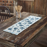 Serene Hydrangea Ruffled Table Runners - Lange General Store