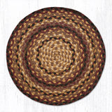 Serotina Black Cherry Braided Chair Pad-Lange General Store