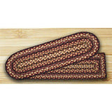 Serotina Black Cherry Collection Braided Rugs - Oval-Lange General Store