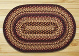 Serotina Black Cherry Collection Braided Rugs - Oval-Lange General Store