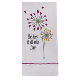 She Does It All With Love Dishtowel-Lange General Store