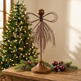 Short Angel Metal in a Christmas setting