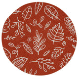 Sienna Leaf Braided Placemats-Lange General Store