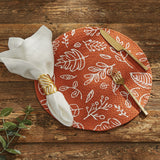 Sienna Leaf Braided Placemats-Lange General Store