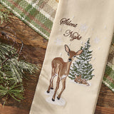 Silent Night Deer Dishtowel-Lange General Store