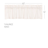 Simmington Antique White Valance