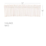 Simmington Antique White Valance