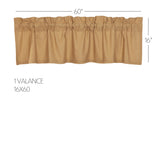 Simmington Khaki Valance