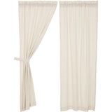 Simple Life Flax Natural Panel Curtains-Lange General Store
