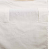 Simple Life Flax Khaki Ruffled Single Panel Curtain 96"-Lange General Store