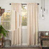 Simple Life Flax Natural Panel Curtains-Lange General Store