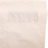 Simple Life Flax Natural Ruffled Valance-Lange General Store