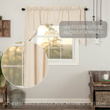 Simple Life Flax Natural Swag Curtains-Lange General Store