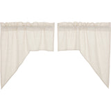 Simple Life Flax Natural Swag Curtains-Lange General Store