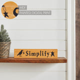 Simplify Prim Stars Raven Sign-Lange General Store