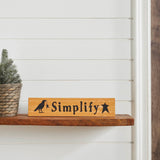 Simplify Prim Stars Raven Sign-Lange General Store