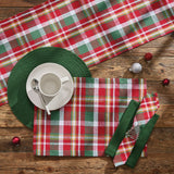 Sleigh Bell Plaid Placemats-Lange General Store
