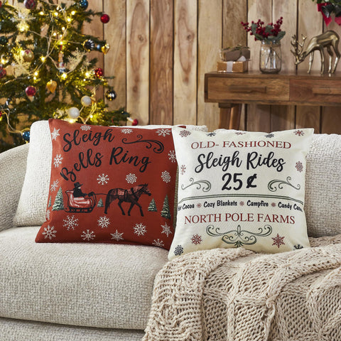 Sleigh Ride Pillow Cover Set of 2