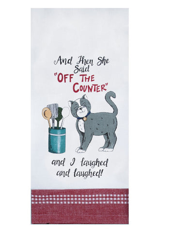 Snarkasms Pet Off the Counter Tea Towel-Lange General Store