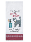 Snarkasms Pet Off the Counter Tea Towel-Lange General Store