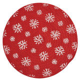 Snowflake Braided Placemats-Lange General Store