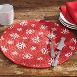 Snowflake Braided Placemats-Lange General Store