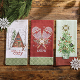 Snowflake Lodge Dishtowels-Lange General Store