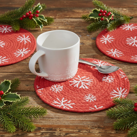 Snowflake Trivet 8" Set of 3-Lange General Store