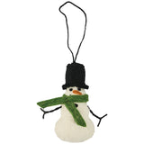 Snowman Felt Ornament Set of 4-Lange General Store