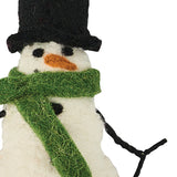 Snowman Felt Ornament Set of 4-Lange General Store