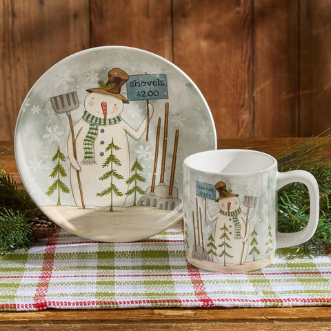 Snowman Shovels For Sale Dinnerware