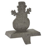 Snowman Stocking Hanger - Galvanized-Lange General Store