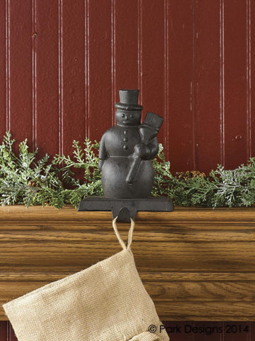 Snowman Stocking Hanger-Lange General Store