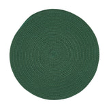 Solid Green Braided Placemats-Lange General Store