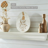 Some Bunny Loves You Egg Wall Sign-Lange General Store