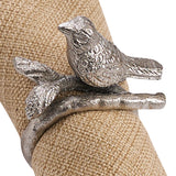 Songbird Silver Napkin Ring-Lange General Store