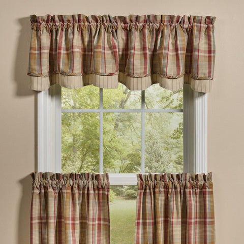 Spiceberry Layered Valance-Lange General Store