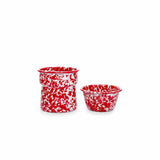 Splatterware Red 2-Piece Dip Chiller Set-Lange General Store