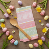 Spring Bunnies Jacquard Tea Towel-Lange General Store