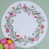 Spring Floral Braided Placemat-Lange General Store