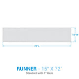 Spring Flowers Table Runner 72"-Lange General Store
