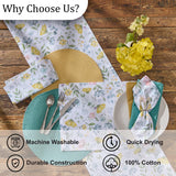 Spring Flowers Table Runner 72"-Lange General Store