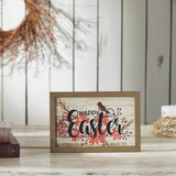 Spring In Bloom Happy Easter Floral w/ Songbird Wall Sign-Lange General Store