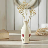 Spring In Bloom Metal Tulip Flower Vase-Lange General Store