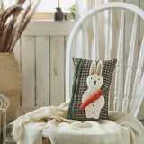 Spring In Bloom Primitive Bunny And Carrot Pillow-Lange General Store