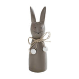 Spring In Bloom Wooden Cone Bunny-Lange General Store