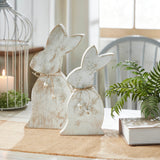 Spring In Bloom Wooden Upright Bunny Silhouette w/ Twine-Lange General Store